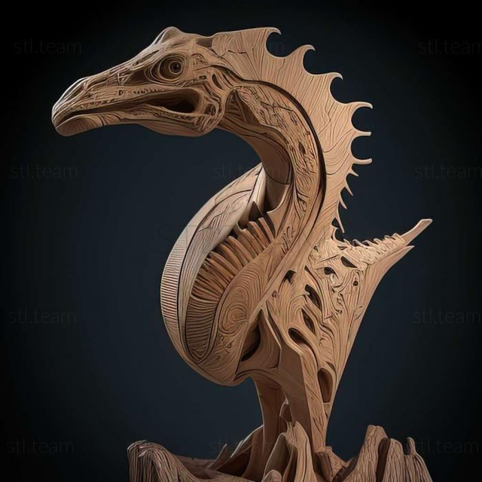 3D модель Дромеозавроиды (STL)